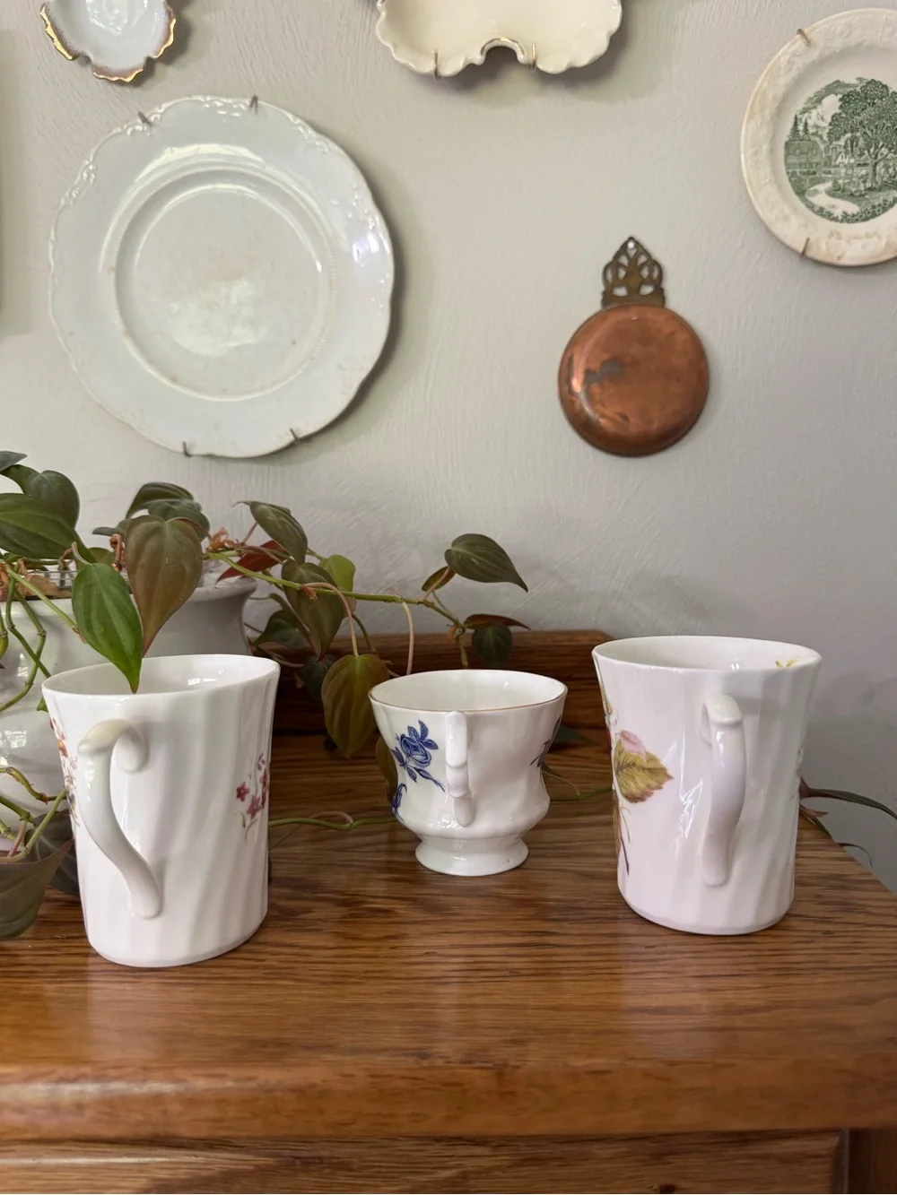 Floral Bone China Tea Cups made in England